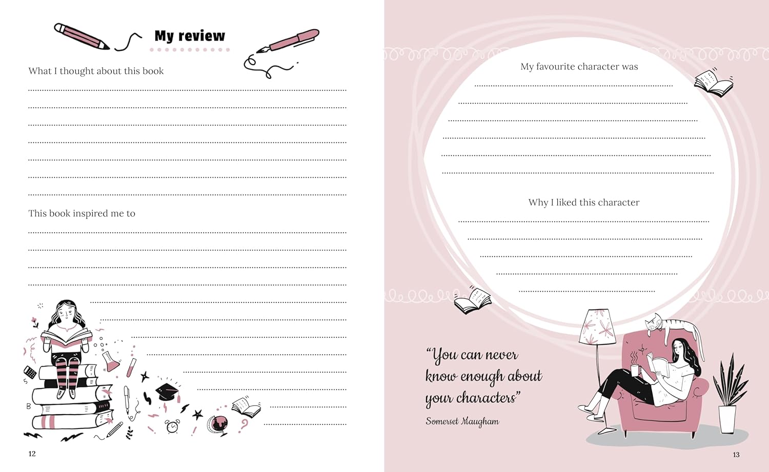 The Book Lover's Journal by Forester. Felicity 9781398850392_2
