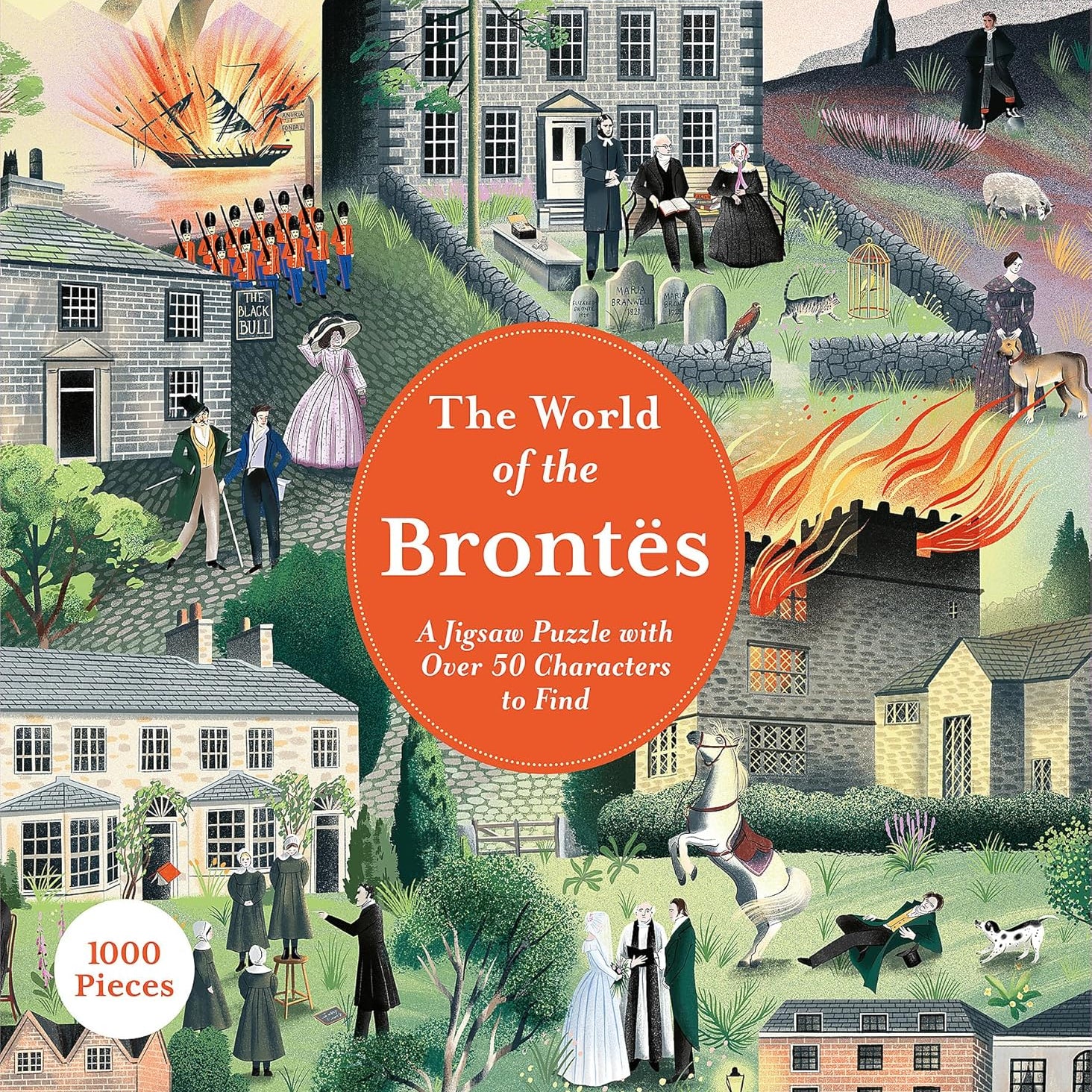 The World Of The Brontes 1000 Piece Jigsaw Puzzle 9781399600118