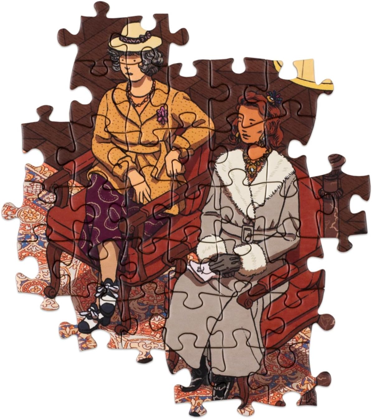 The World Of Hercule Poirot 1000 Piece Jigsaw Puzzle by Milstein. Ilya 9781399608671_3