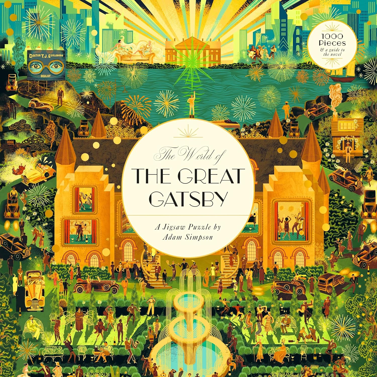 The World Of The Great Gatsby 1000 Piece Puzzle - Curnutt. Kirk; Simpson. Adam 9781399620000