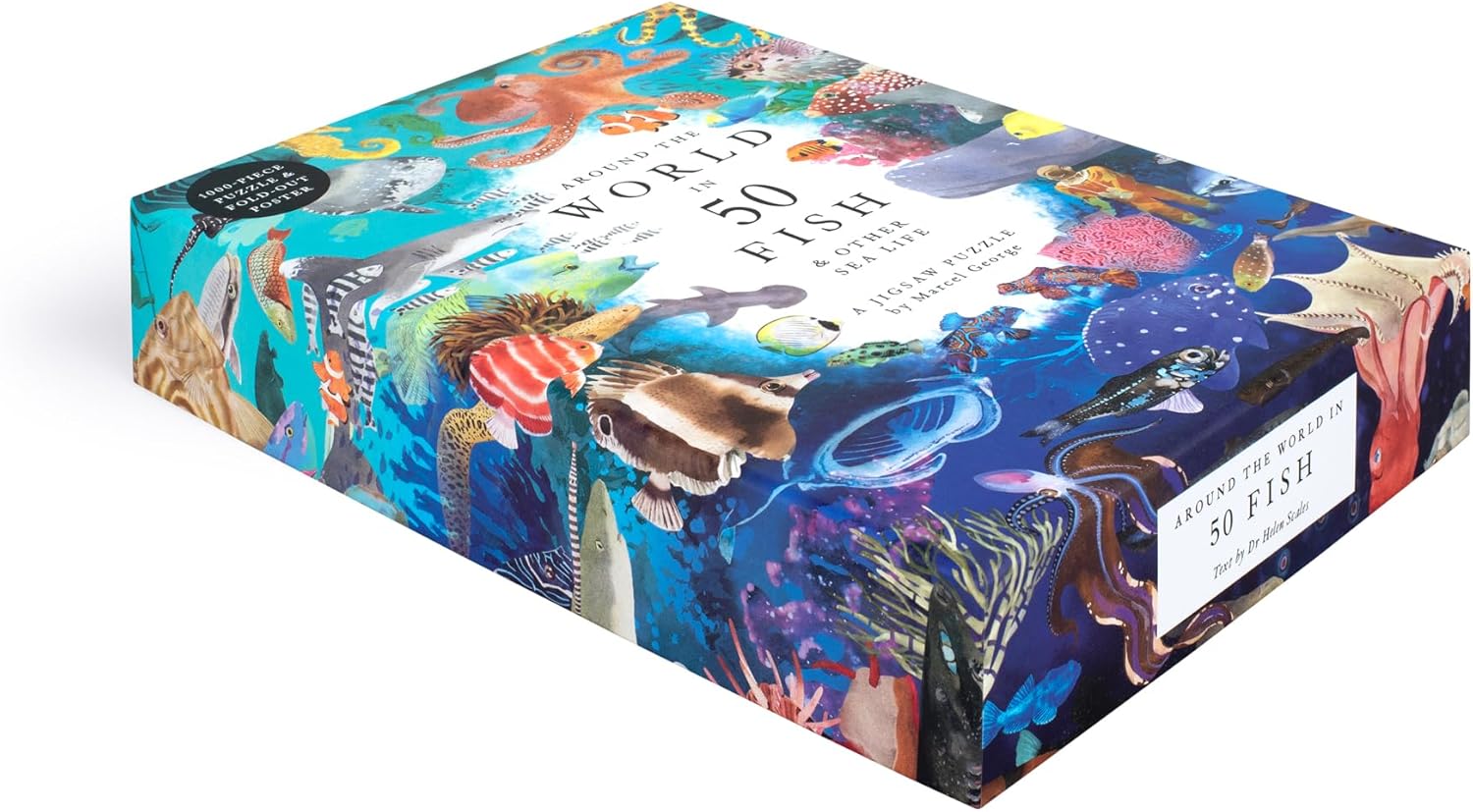 Around The World In 50 Fish 1000 Piece Jigsaw Puzzle - George. Marcel 9781399620031_1