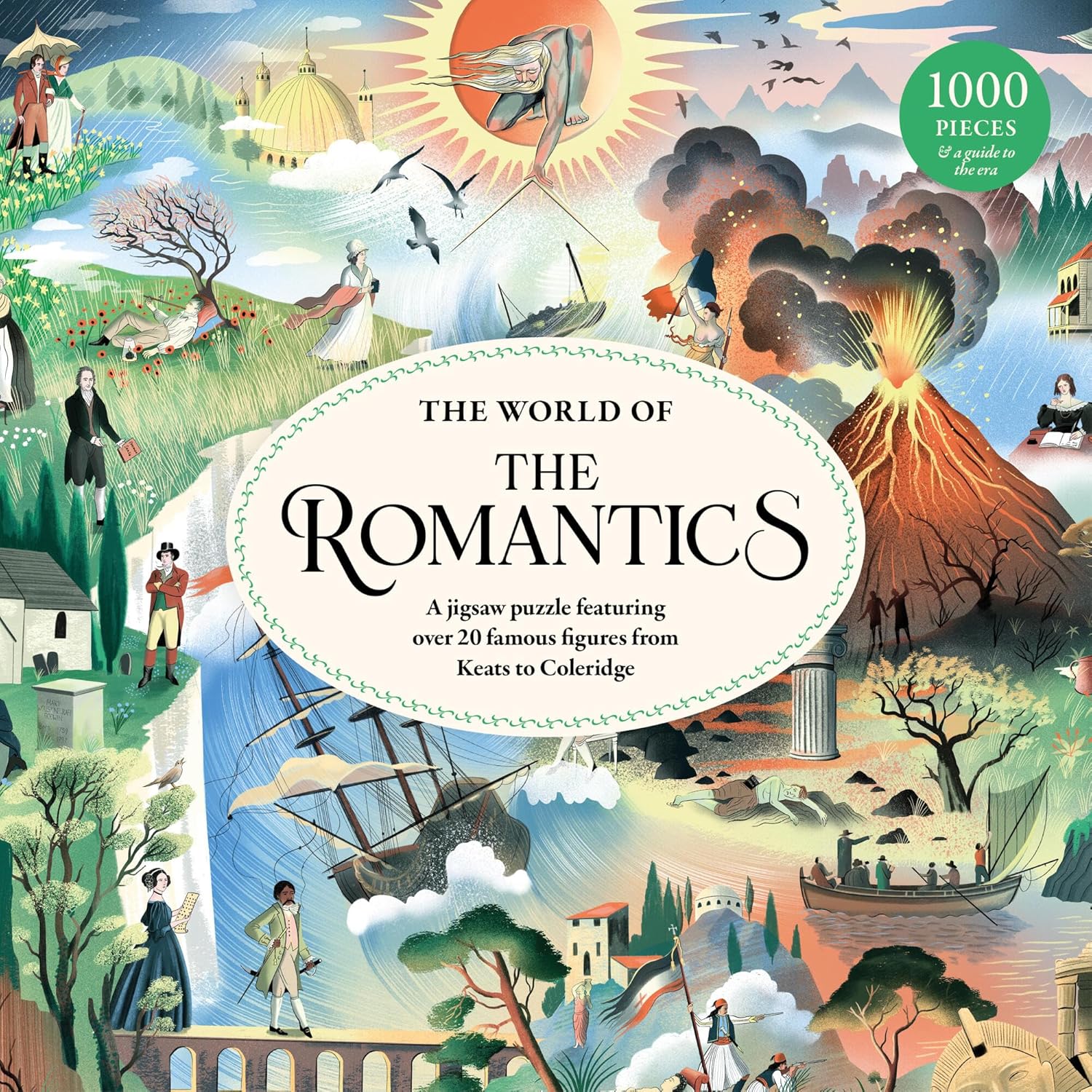 The World Of The Romantics 1000 Piece Jigsaw Puzzle - Taylor. Eleanor 9781399627825