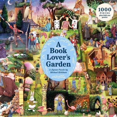 A Book Lover's Garden 1000 Piece Jigsaw Puzzle - Kirkham. Michael 20 9781399629553