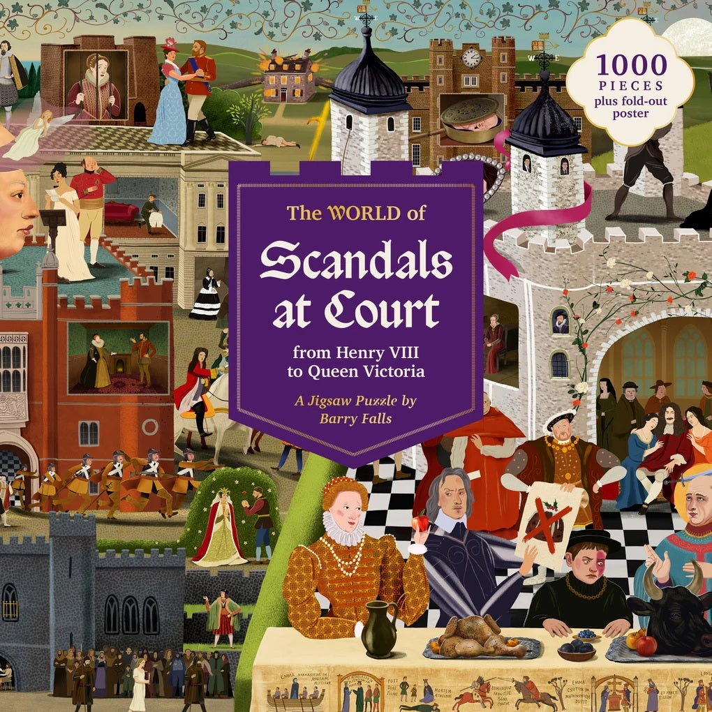 The World Of Scandals At Court 1000 Piece Jigsaw Puzzle - Falls. Barry 20 9781399632829_3046428a-3e6c-45df-b19f-daa9209f8d73