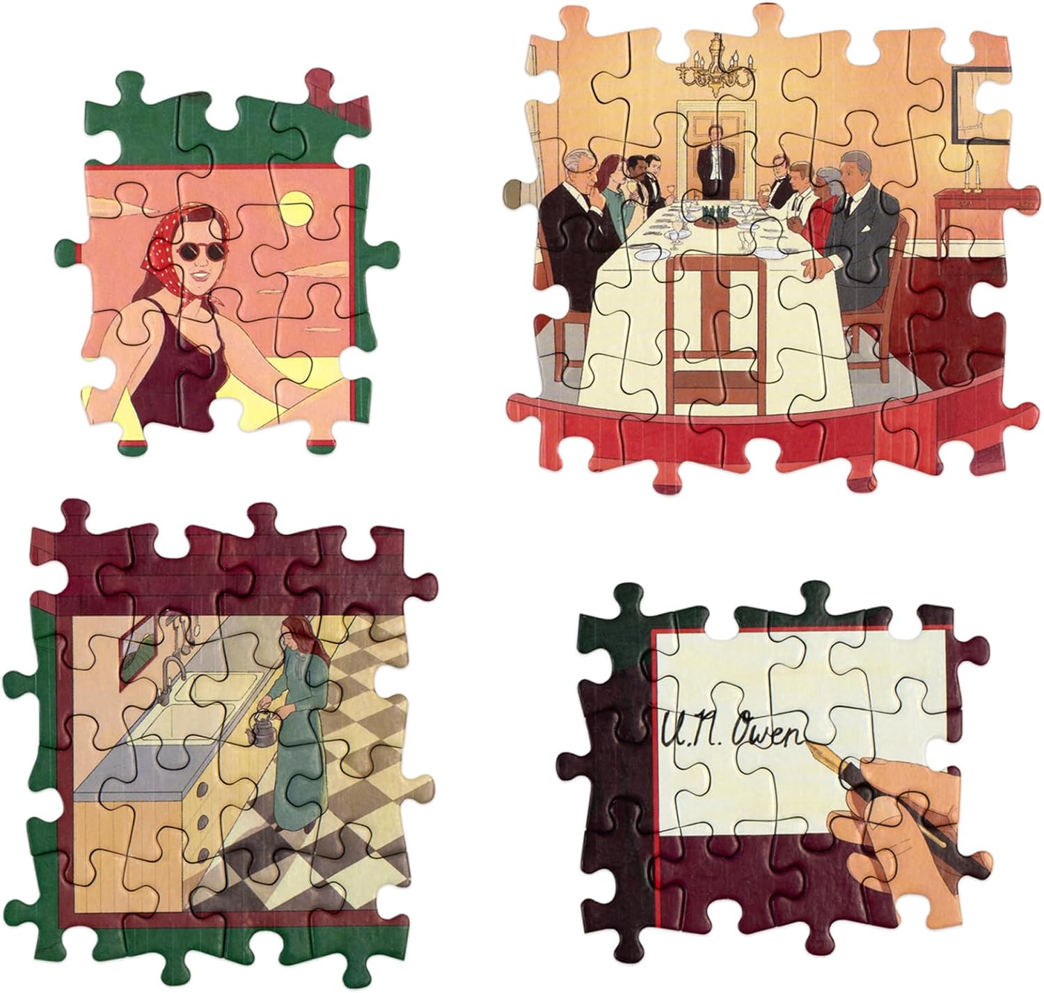 Agatha Christie: And Then There Were None 1000 Piece Jigsaw Puzzle - Ash. Ruby 9781399632843_3