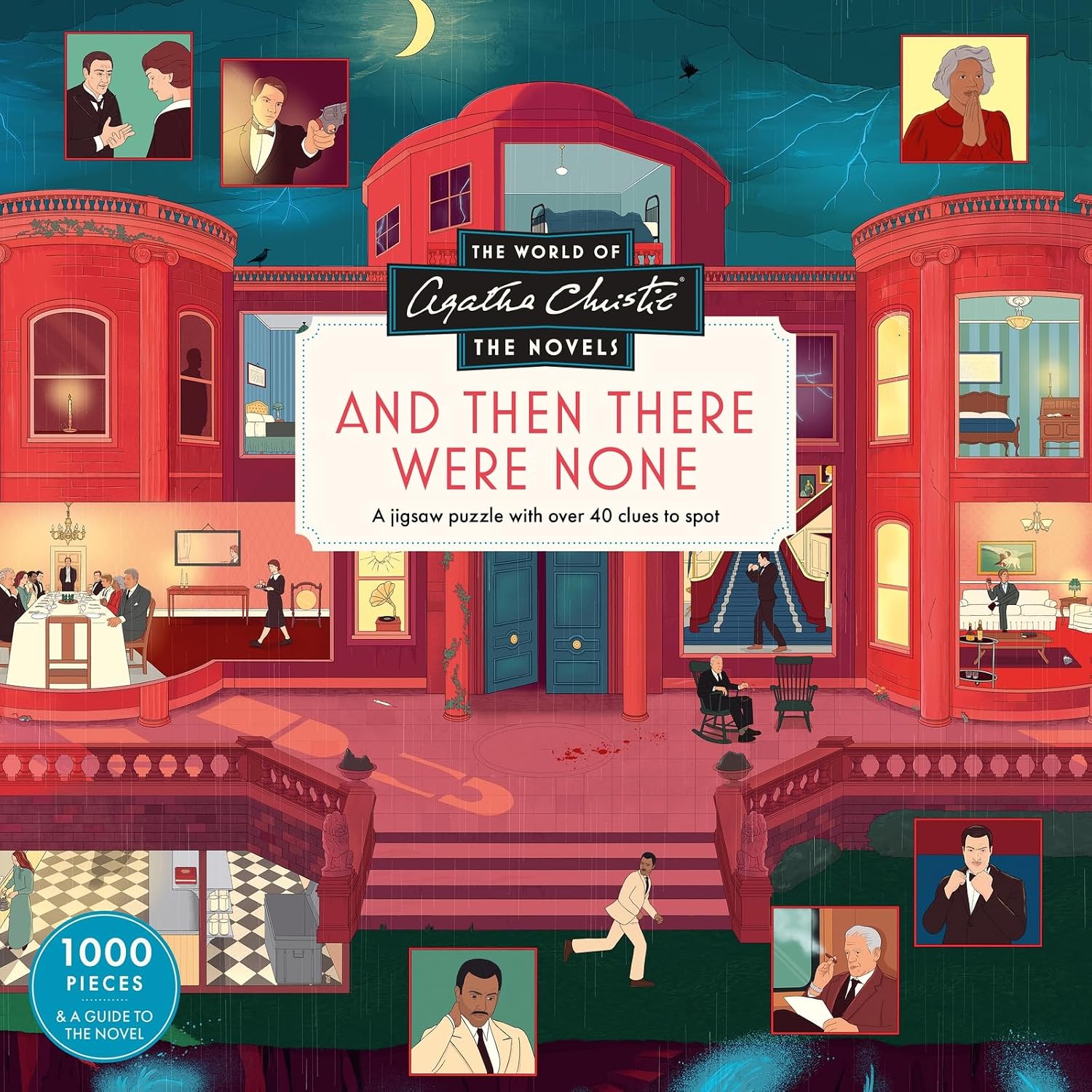 Agatha Christie: And Then There Were None 1000 Piece Jigsaw Puzzle - Ash. Ruby 9781399632843_f417e733-b4bb-438f-95ae-518c082271fd