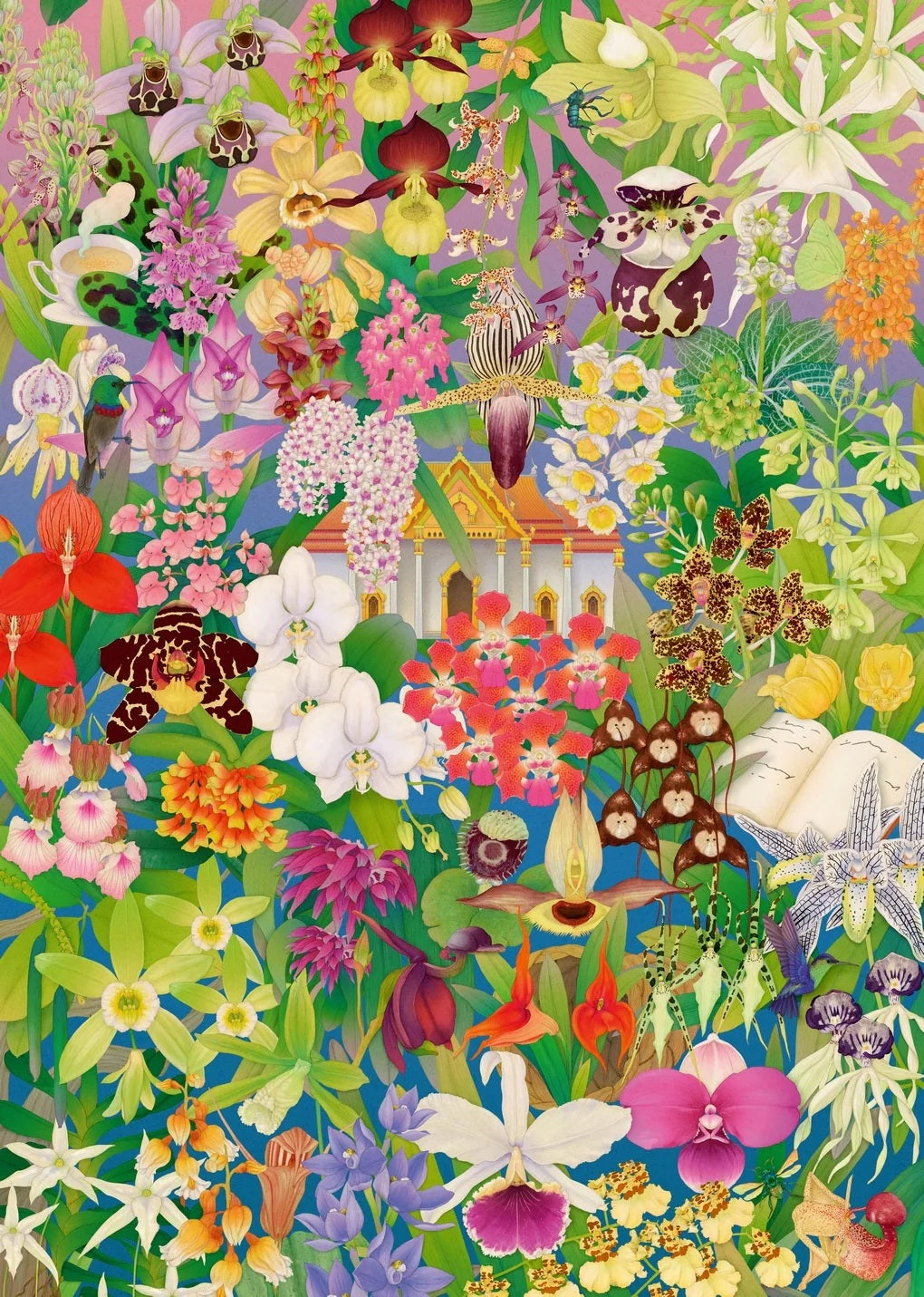 Around The World In 50 Orchids 1000 Piece Jigsaw Puzzle - Chen. Whooli 20 9781399635813