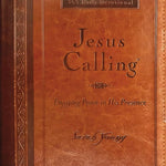 Jesus Calling, Large Text Brown Leathersoft, With Full Scriptures: Enjoying Peac 9781400318131