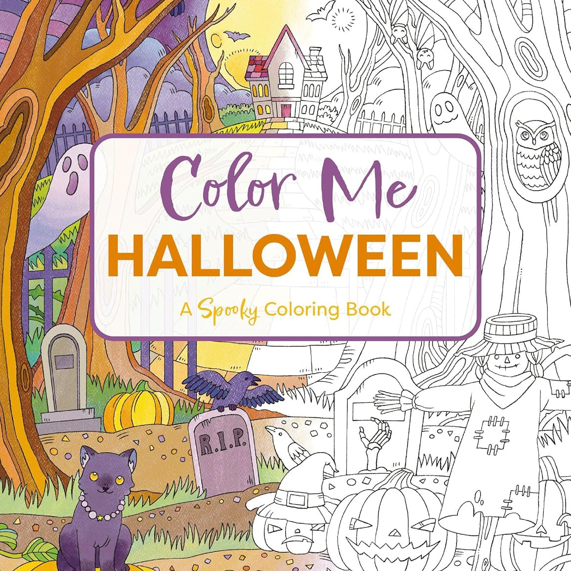 Color Me Halloween: A Spooky Coloring Book by Cider Mill Press 9781400344505