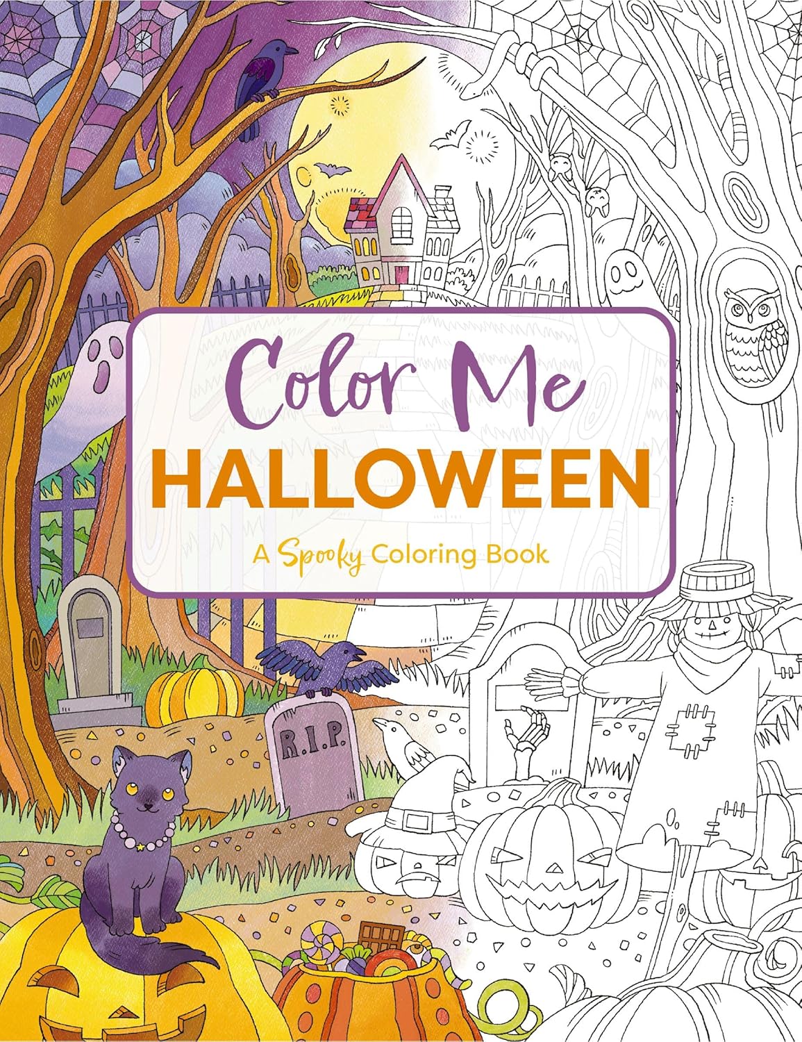 Color Me Halloween: A Spooky Coloring Book by Cider Mill Press 9781400344505