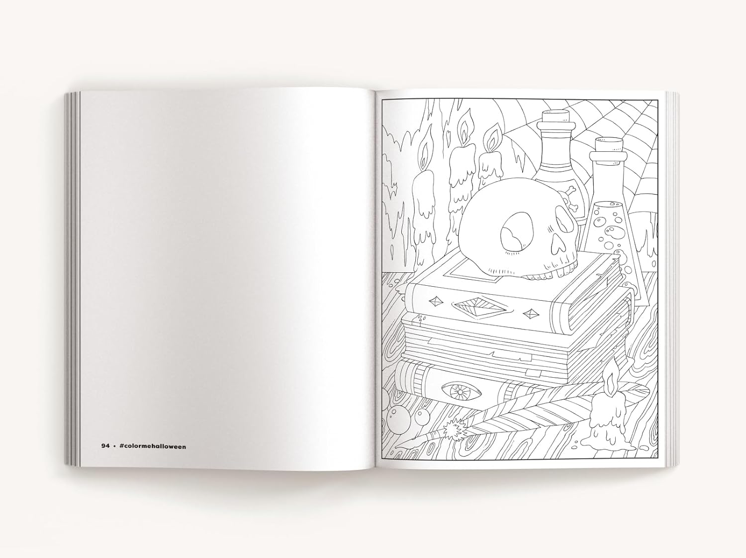 Color Me Halloween: A Spooky Coloring Book by Cider Mill Press 9781400344505_6