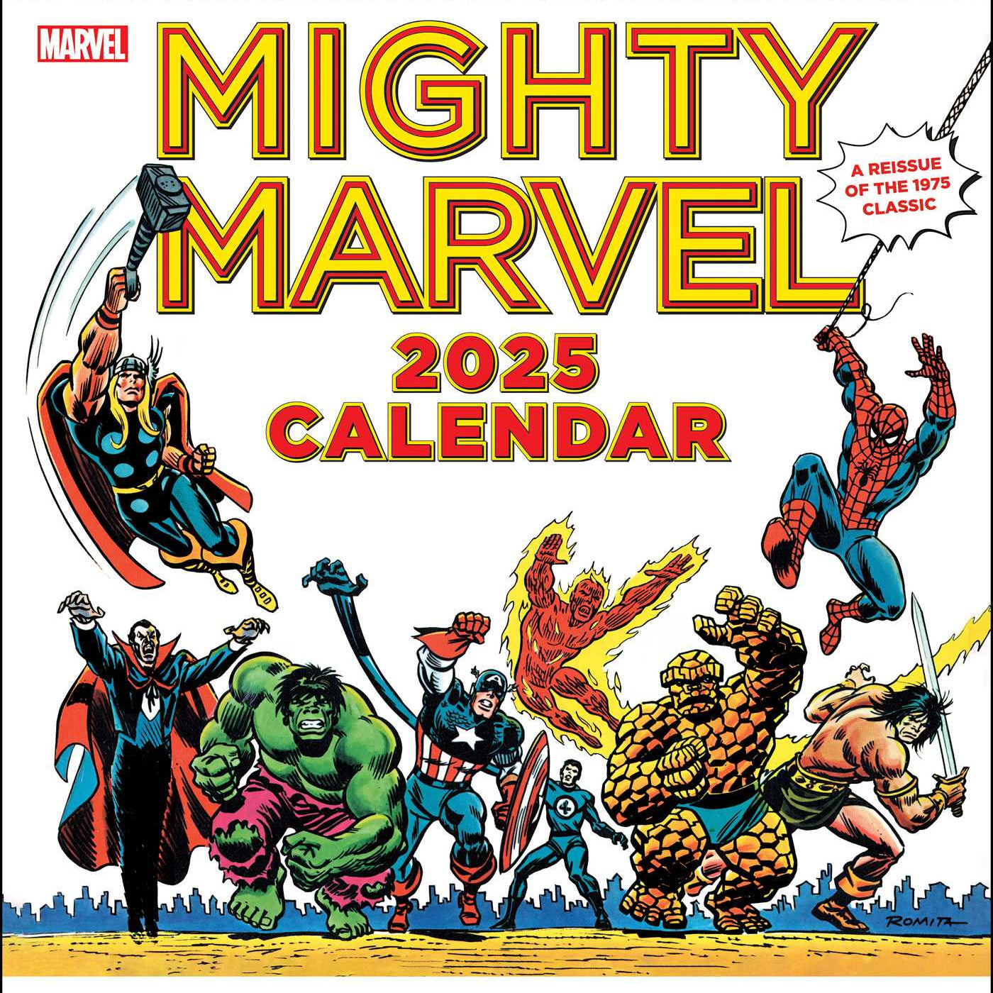 Mighty Marvel 2025 Wall Calendar 9781419774300