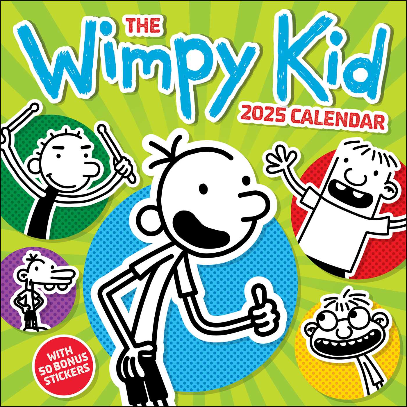 Wimpy Kid 2025 Wall Calendar 9781419775987