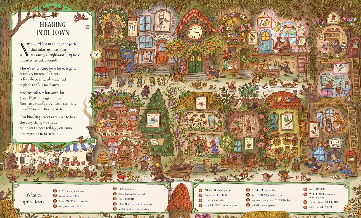 It's Busy Down In The Woods Today by Piercey. Rachel; Hartas. Freya 9781419777004_4