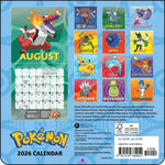 Pokémon 2026 Mini Wall Calendar 9781419782954_1