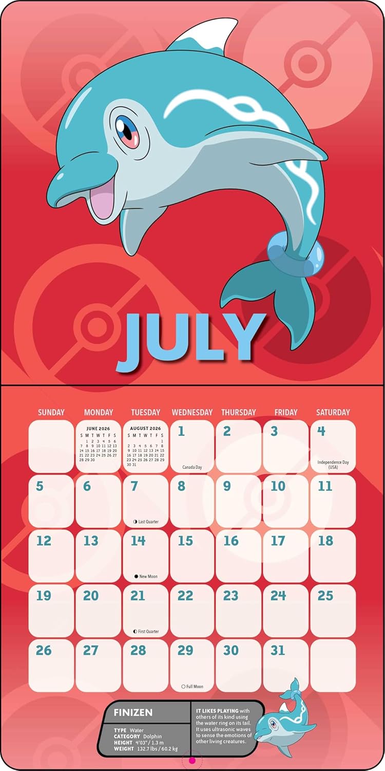 Pokémon 2026 Mini Wall Calendar 9781419782954_3