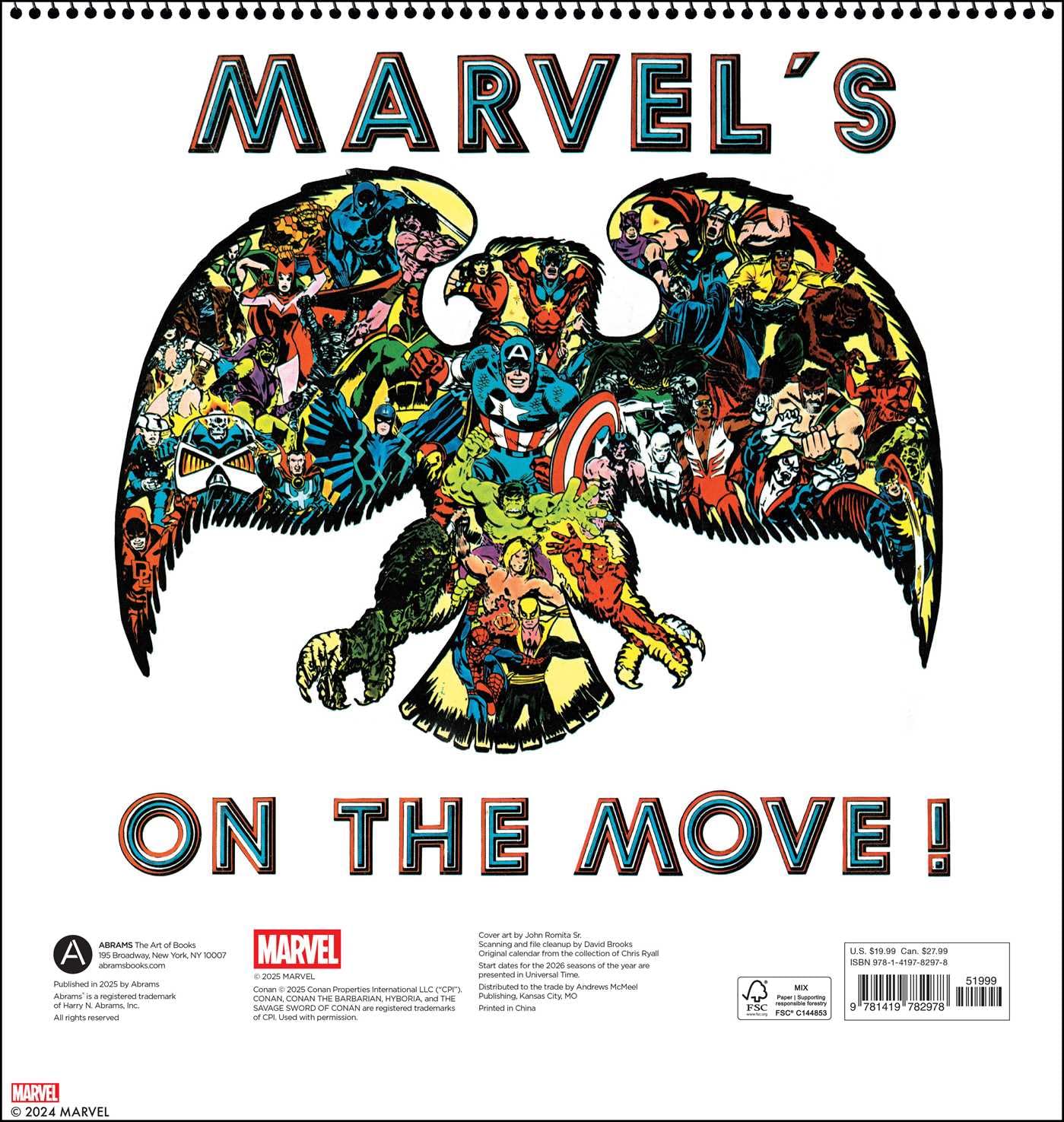 Mighty Marvel 2026 Wall Calendar: A Reissue Of The 1976 Classic 9781419782978_5