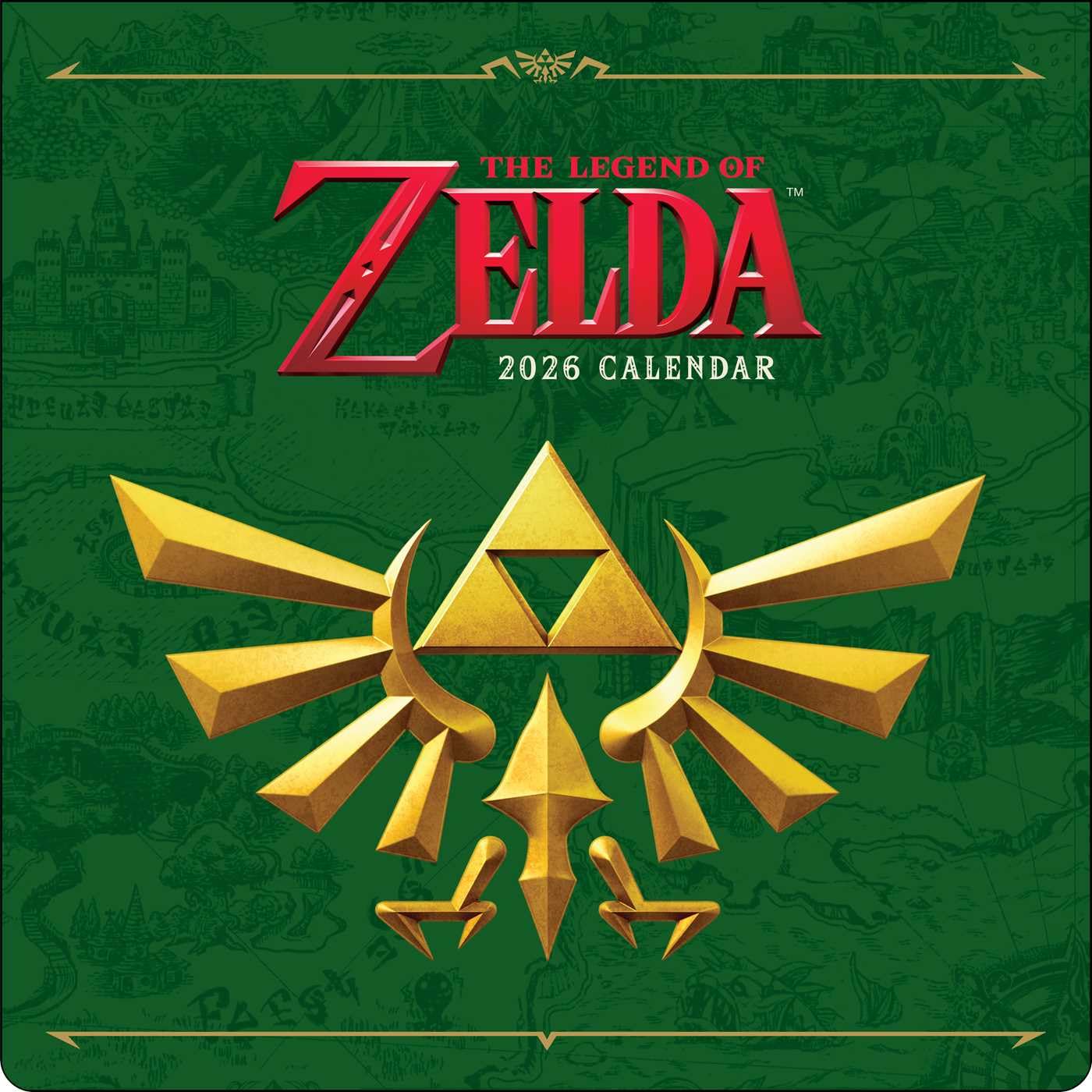 Legend Of Zelda 2026 Wall Calendar 9781419783524