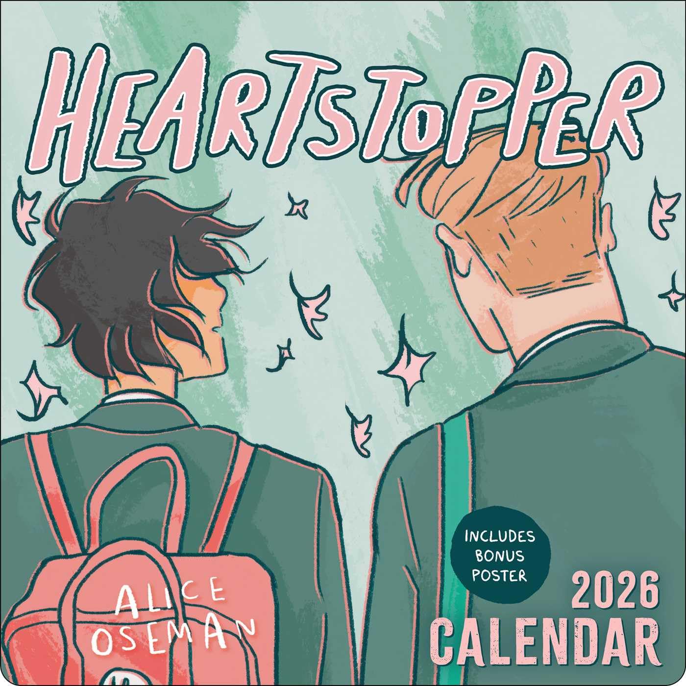 Heartstopper 2026 Wall Calendar With Bonus Poster 9781419784347