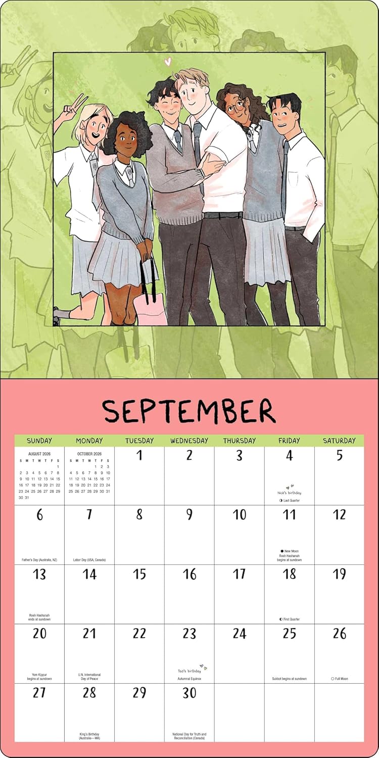 Heartstopper 2026 Wall Calendar With Bonus Poster 9781419784347_4