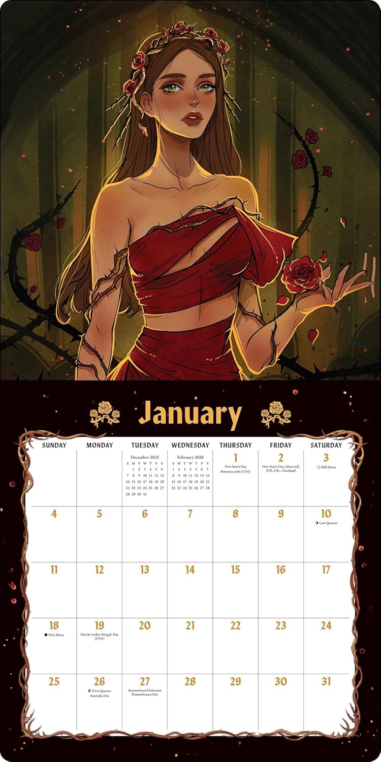 Lightlark Saga 2026 Deluxe Wall Calendar 9781419785603_2