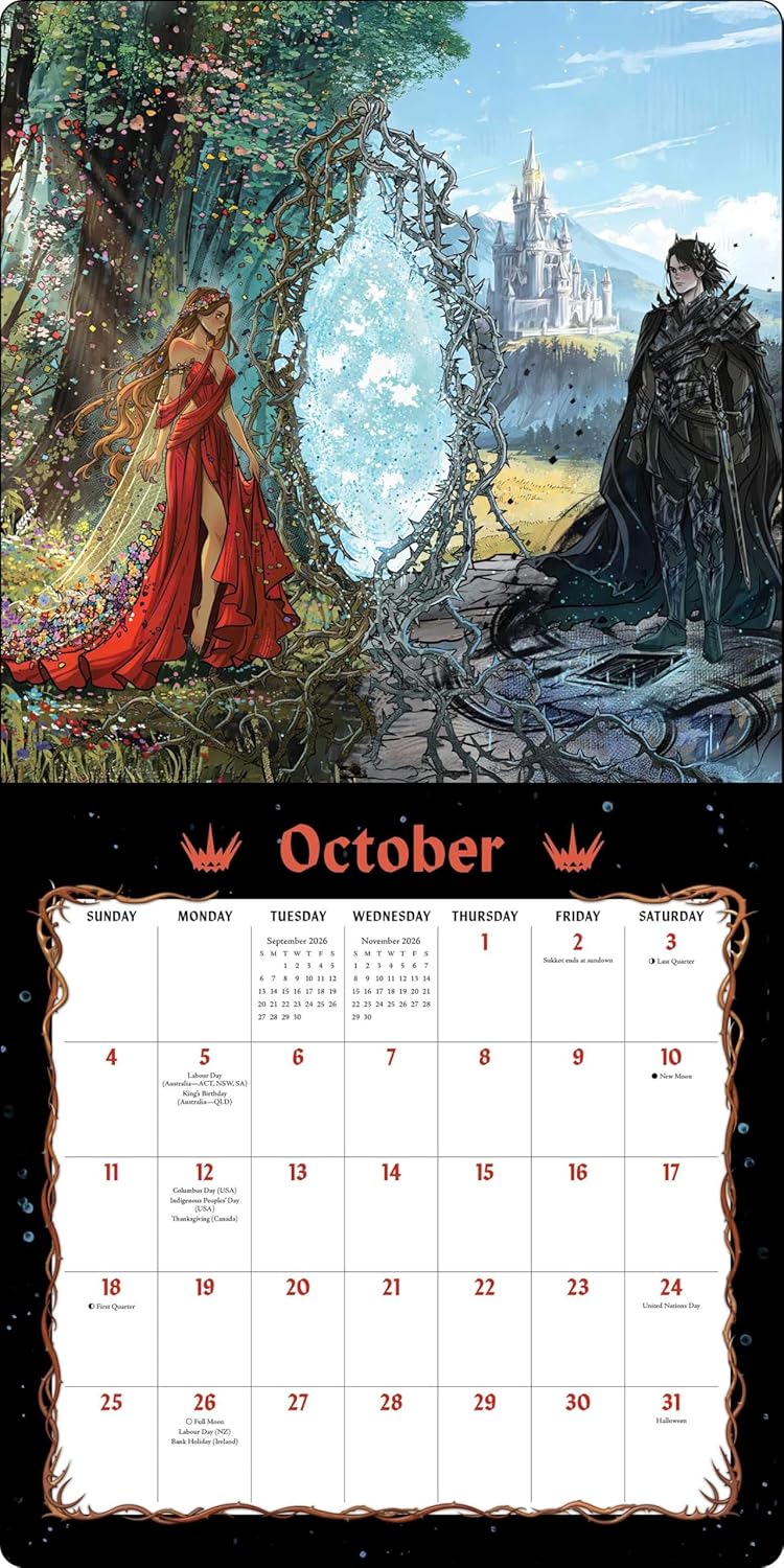Lightlark Saga 2026 Deluxe Wall Calendar 9781419785603_4