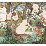 Available 10/27/26 Here We Go Round the Woodland Year: Over 60 Flaps by Piercey. Rachel 20 9781419790157_2