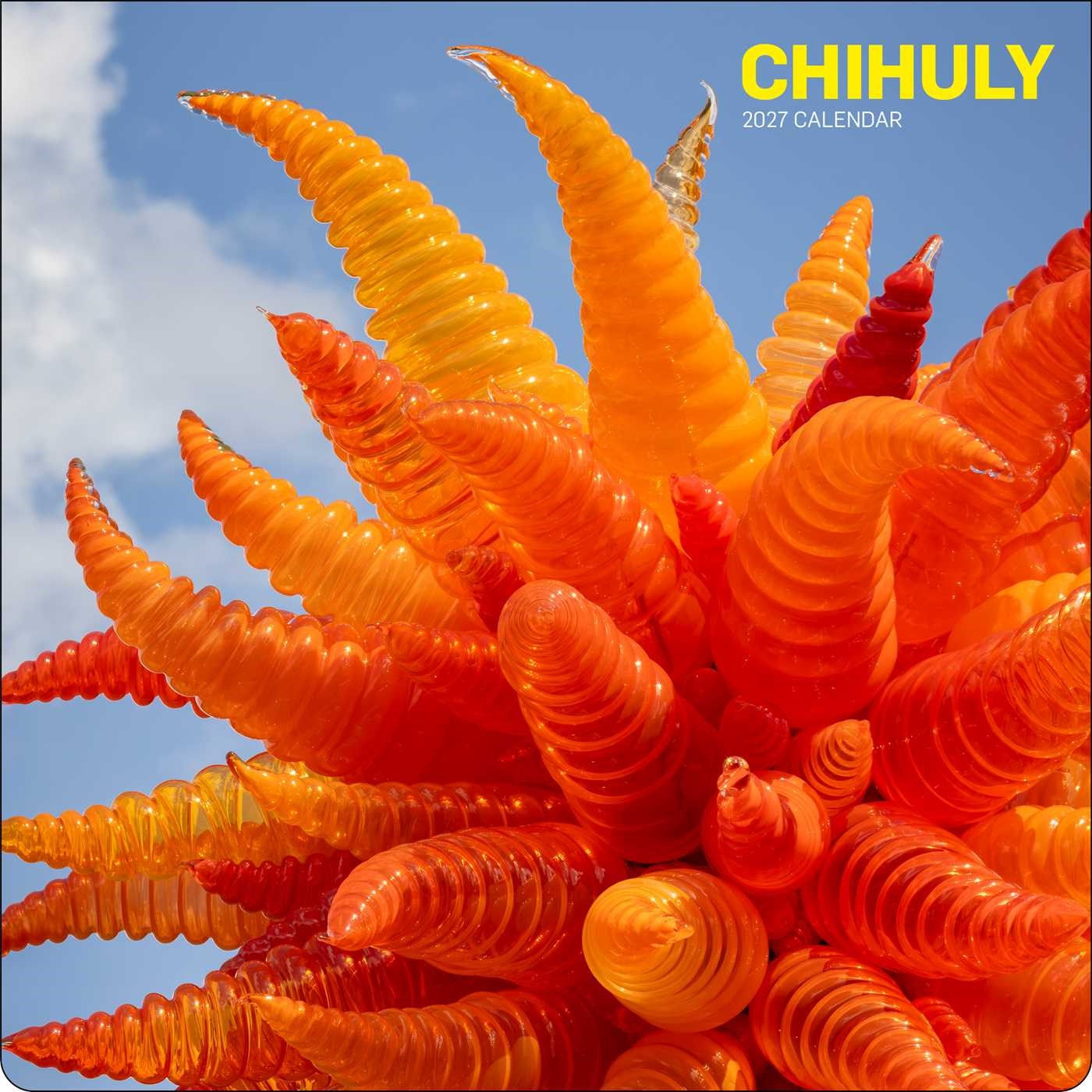 2027 Chihuly Wall Calendar 12x12 20 9781419791642