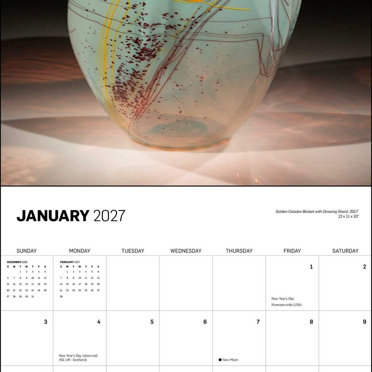 2027 Chihuly Wall Calendar 12x12 20 9781419791642_1