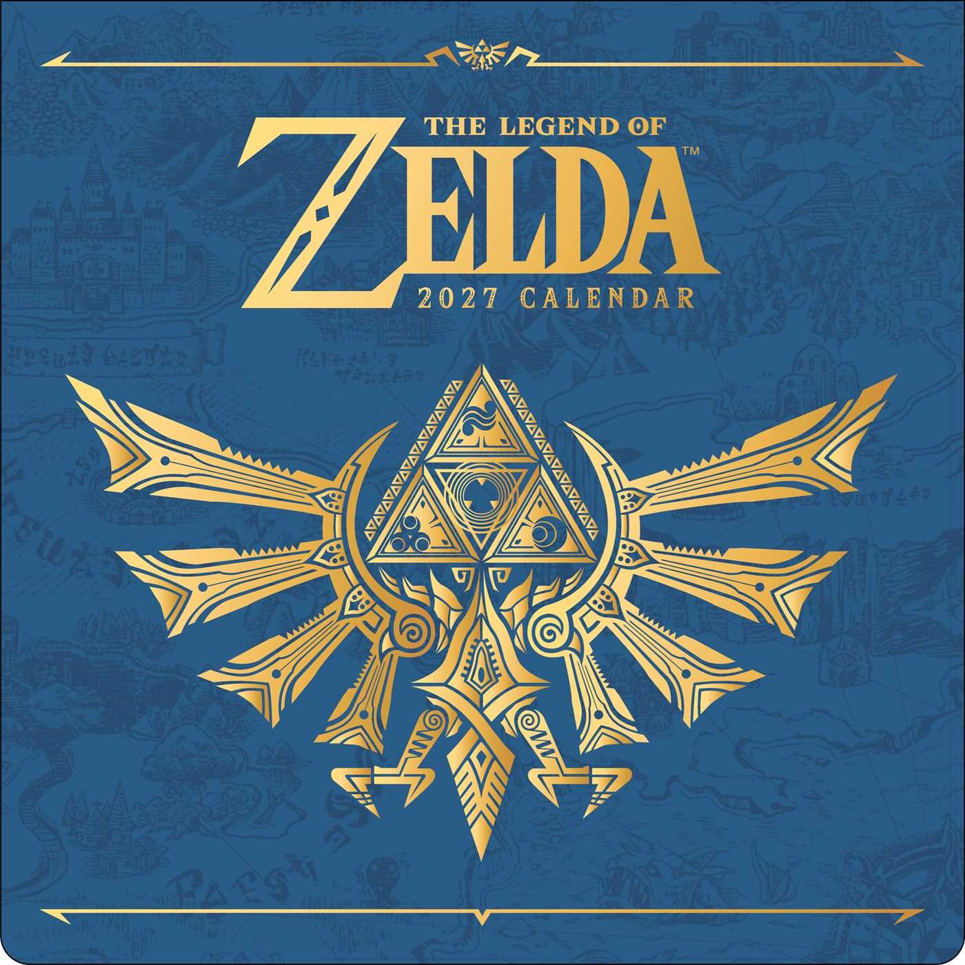 2027 Legend of Zelda Wall Calendar 12x12 20 9781419792335