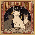 2027 Cats Rule the Earth Tarot Wall Calendar 12x12 20 9781419792830