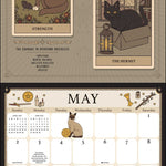 2027 Cats Rule the Earth Tarot Wall Calendar 12x12 20 9781419792830_3