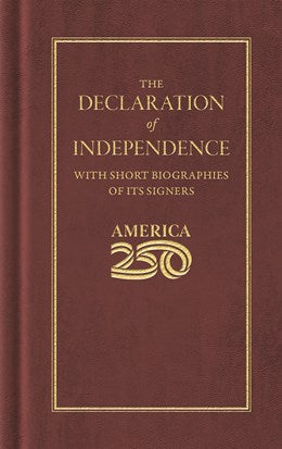 Declaration of Independence (America 250 Edition) by Jefferson. Thomas 20 9781429008037