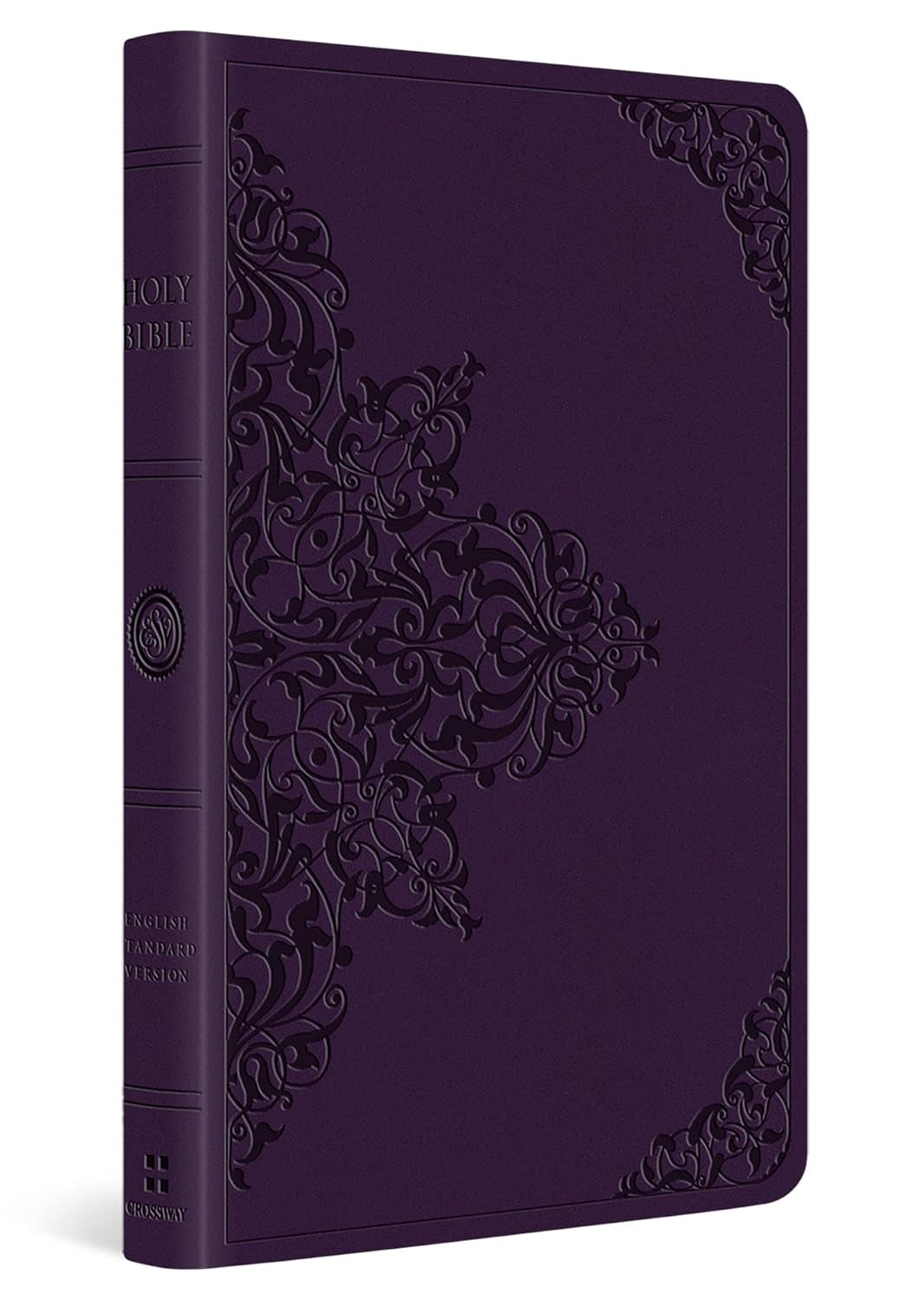 Esv Bible Large Print Thinline Lavender Filigree by Crossway 20 9781433566844