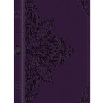 Esv Bible Large Print Thinline Lavender Filigree by Crossway 20 9781433566844