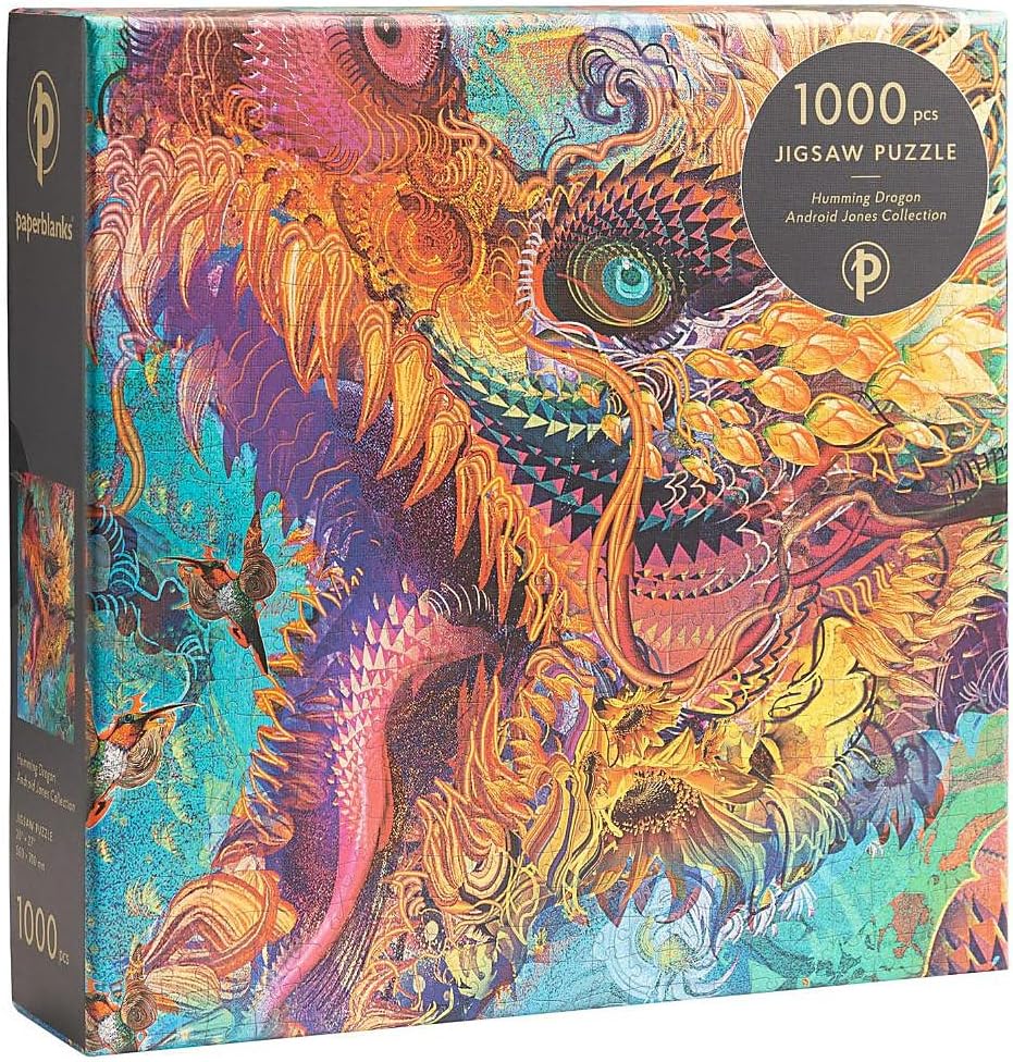Humming Dragon 1000 Piece Jigsaw Puzzle - Paperblanks 9781439782392