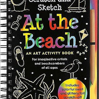Scratch And Sketch At The Beach -Peter Pauper Press 9781441304346_c9eb029d-fff4-4972-bd56-2d1cf57e41b3