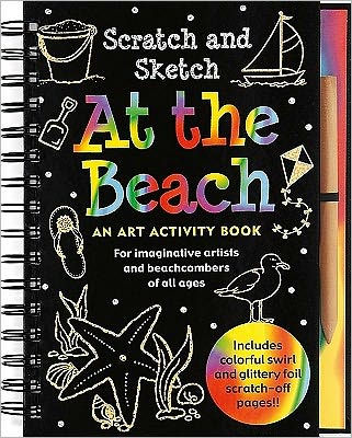 Scratch And Sketch At The Beach -Peter Pauper Press 9781441304346_c9eb029d-fff4-4972-bd56-2d1cf57e41b3