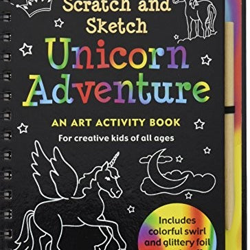 Scratch And Sketch Unicorn Adventure- Peter Pauper Press 9781441313171_f0f91439-b02c-4223-8ca5-550b502f2045