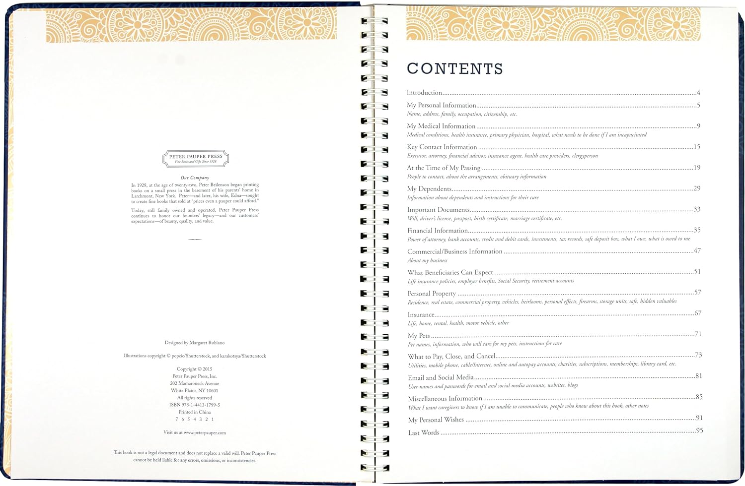 Peace Of Mind Planner by Peter Pauper Press 9781441317292_1_397a61a6-027e-4611-a646-41d76cb8566b