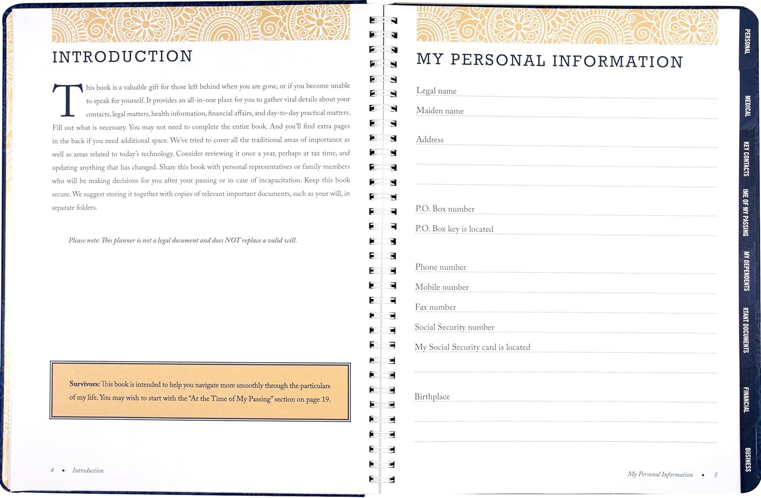 Peace Of Mind Planner by Peter Pauper Press 9781441317292_2