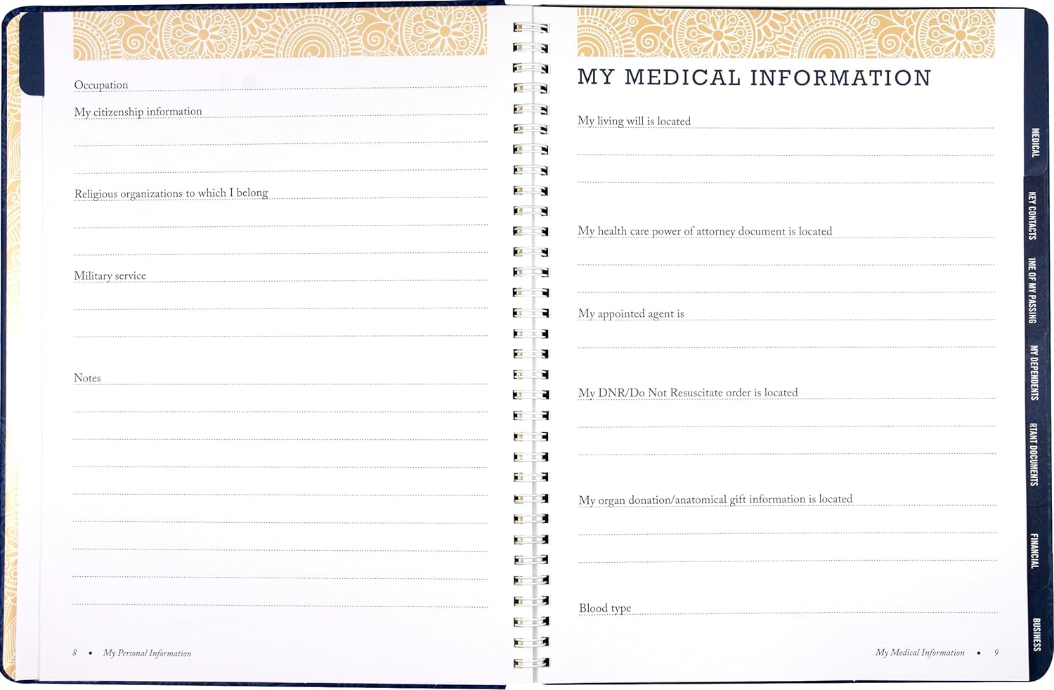 Peace Of Mind Planner by Peter Pauper Press 9781441317292_4