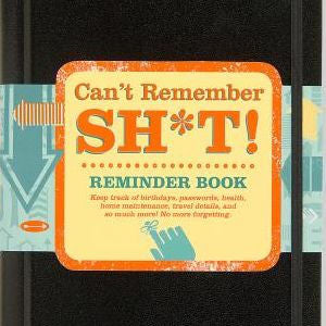 Can't Remember Sh*T Reminder Book by Peter Pauper Press 9781441319449_c8f1ef9d-6474-4bcd-8451-c43688e7614b