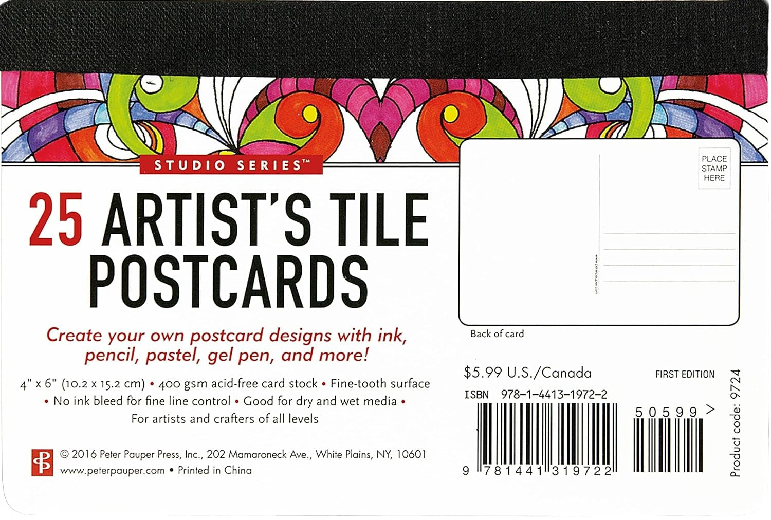 Artist's Tile Postcards 9781441319722