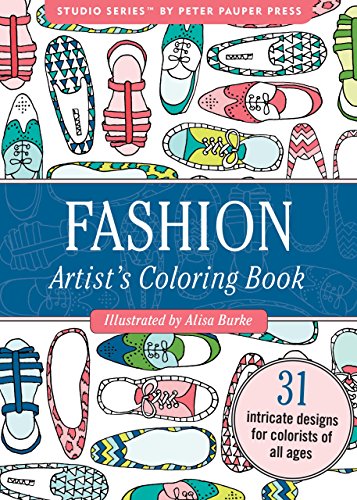 Studio Series Fashion Portable Artist's Coloring Book by Burke. Alisa 9781441321442