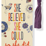 She Believed Could Bookmark 9781441321749_49ad9888-a1c6-4241-967b-ccd8ff502c14