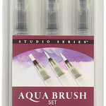 Studio Series Aqua Brush Set (3) - Peter Pauper Press 9781441322043