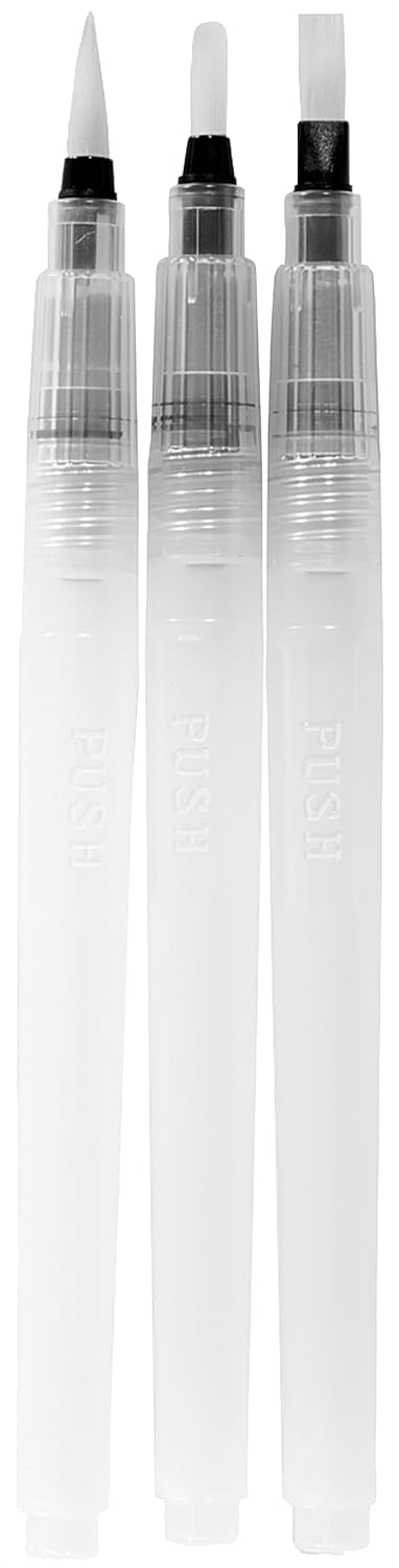 Studio Series Aqua Brush Set (3) - Peter Pauper Press 9781441322043_b4c46445-b7f6-48e2-9ebf-643b102f1165