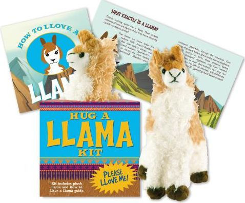 Hug A Llama Kit [With Plush] by Peter Pauper Press, Inc 9781441322159_6699d868-aa6f-4ca3-b676-a30b71df3700