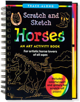 Horses Scratch & Sketch by Peter Pauper Press 9781441322517_2ec86bb8-db9a-41b6-8d91-0bb8d4a0f429